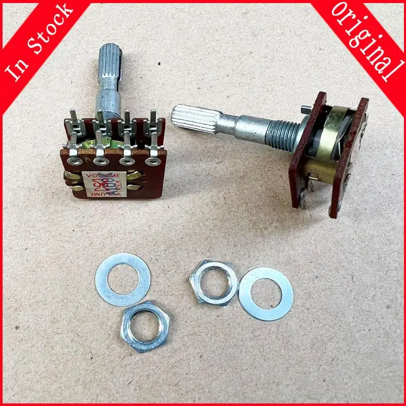 1 шт./партия, двойной потенциометр A5K, Длина ручки 20 мм 25 мм 
1 шт./партия, двойной потенциометр A5K, Длина ручки 20 мм 25 мм