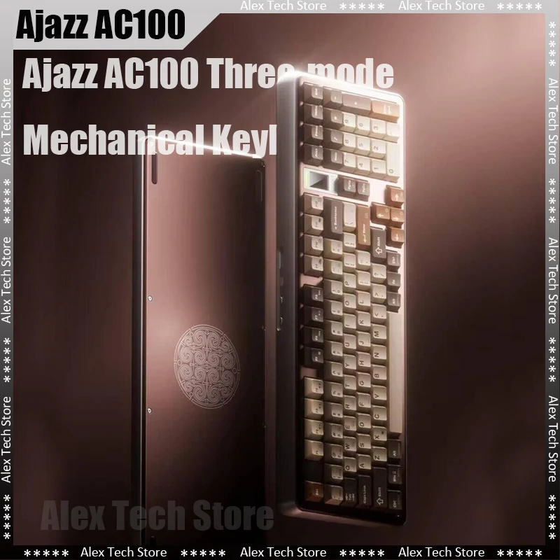 New Ajazz Ac100 3-mode Mechanical Keyboard Wired 2.4g Bluetooth Wireless Rgb Light Hot Swap Gasket Structure Gaming Gamer Gift
New Ajazz Ac100 3-mode Mechanical Keyboard Wired 2.4g Bluetooth Wireless Rgb Light Hot Swap Gasket Structure Gaming Gamer Gift