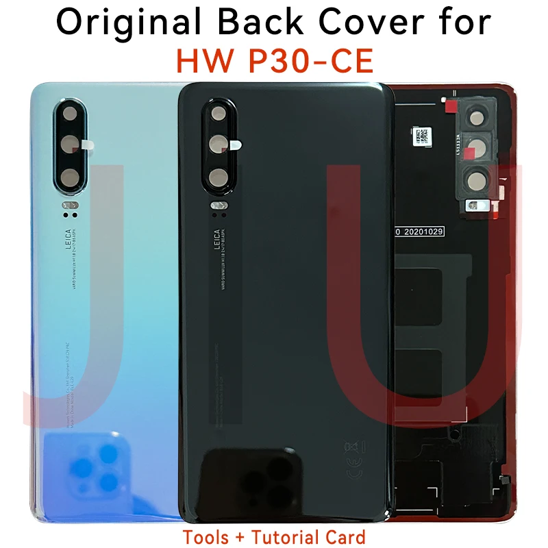 6.1" Original New For Huawei P30 Back Glass cover Back Battery Cover Rear Door Housing Case Spare Parts with Camera Lens ELE-L29
6.1" Original New For Huawei P30 Back Glass cover Back Battery Cover Rear Door Housing Case Spare Parts with Camera Lens ELE-L29