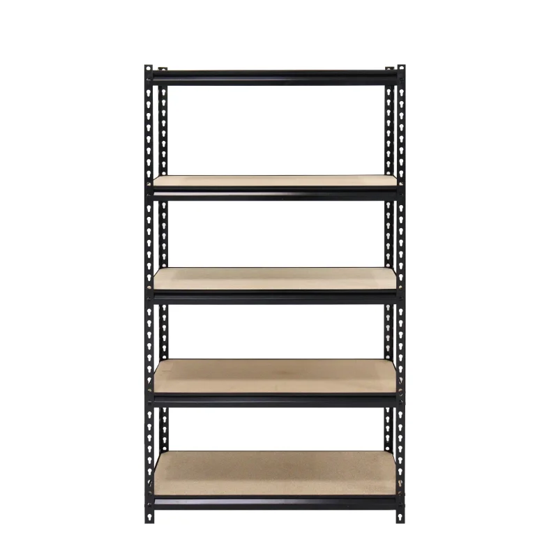 Muscle Rack 30 In. W X 60 In. H X 12 In. D 5-Tier Black Steel Shelving Unit Garage Organizer Estantes
Muscle Rack 30 In. W X 60 In. H X 12 In. D 5-Tier Black Steel Shelving Unit Garage Organizer Estantes