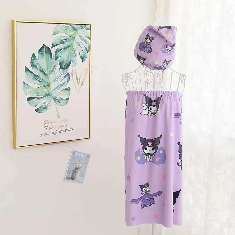 Банное полотенце Kuromi My Melody Cinnamoroll в виде мультяшного героя, банный халат, банный халат, банное полотенце для дома
Банное полотенце Kuromi My Melody Cinnamoroll в виде мультяшного героя, банный халат, банный халат, банное полотенце для дома