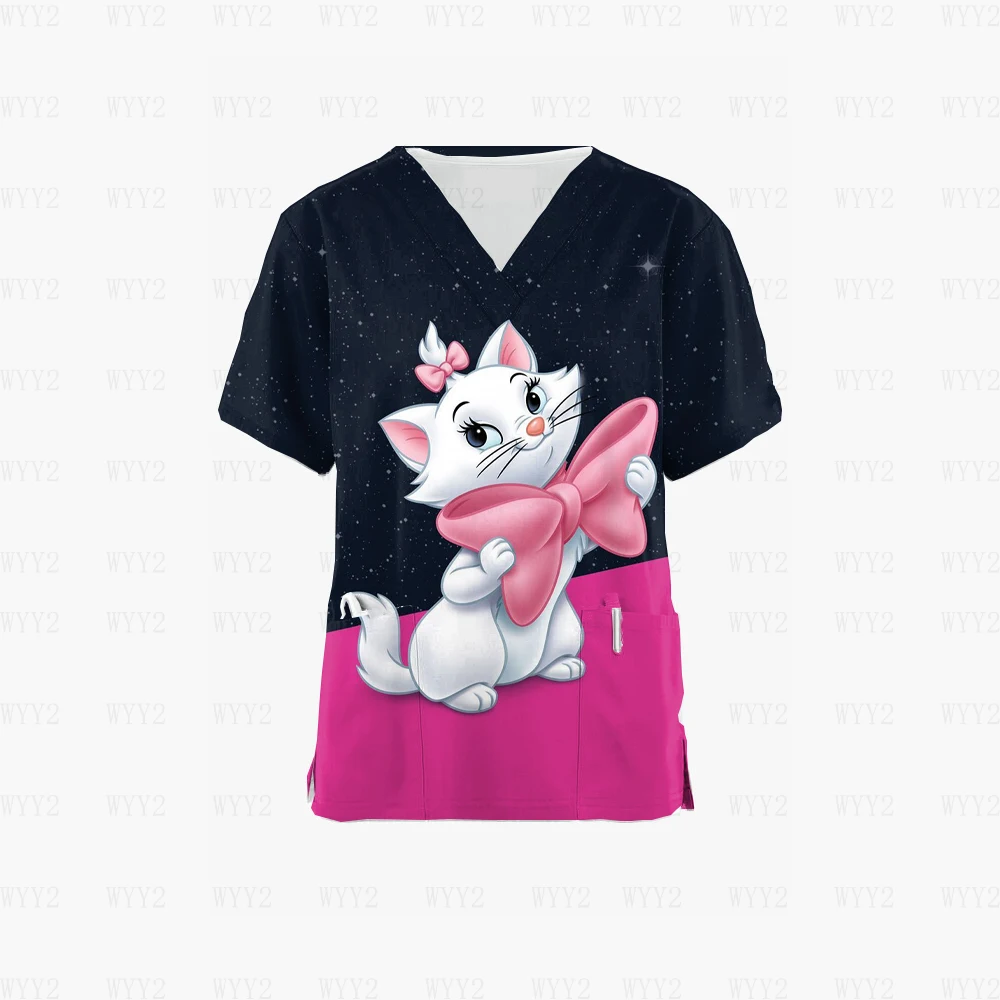 Pet Grooming Agency Scrub Tops High Quality Spa Uniform Women V Neck Disney Marie Coveralls Medical Clothes Scrub Uniform
Pet Grooming Agency Scrub Tops High Quality Spa Uniform Women V Neck Disney Marie Coveralls Medical Clothes Scrub Uniform