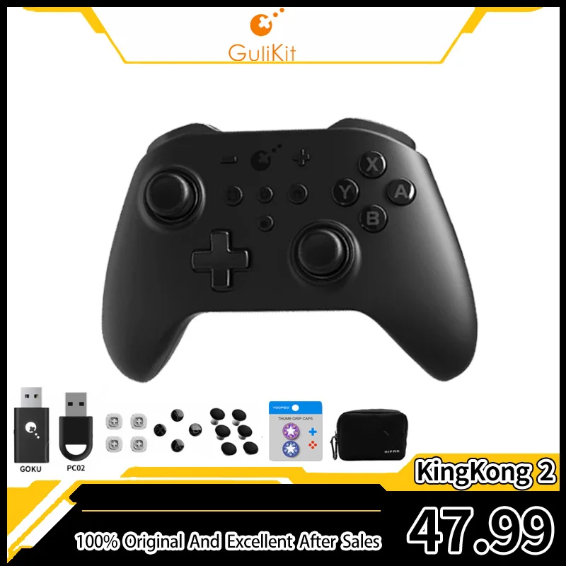 Беспроводной Bluetooth-контроллер GuliKit KingKong2 для Nintendo Switch, Windows, Android, macOS, iOS, NS08, геймпад без дрифтинга, джойстик
Беспроводной Bluetooth-контроллер GuliKit KingKong2 для Nintendo Switch, Windows, Android, macOS, iOS, NS08, геймпад без дрифтинга, джойстик