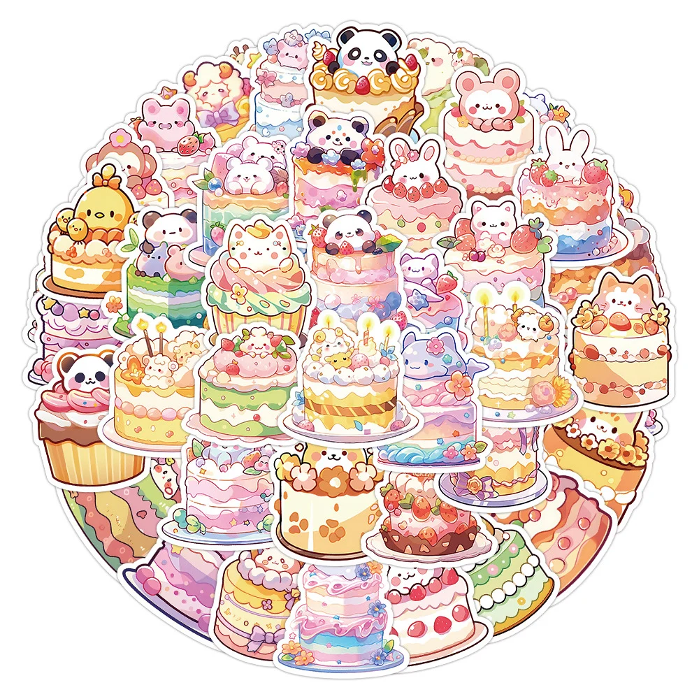 10/30/60pcs Cute Animal Cake Dessert Stickers Aesthetic Cartoon Decals Waterproof Graffiti Phone Case Laptop Stationery Sticker
10/30/60pcs Cute Animal Cake Dessert Stickers Aesthetic Cartoon Decals Waterproof Graffiti Phone Case Laptop Stationery Sticker