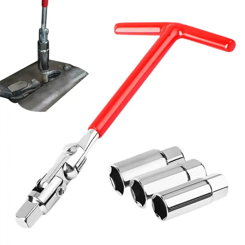 Новинка, Т-образная рукоятка для автомобиля, двойное использование, рандомный набор, инструмент для удаления скручивания, инструмент для установки свечей зажигания в автомобиле, разъем для мотоциклов
Новинка, Т-образная рукоятка для автомобиля, двойное использование, рандомный набор, инструмент для удаления скручивания, инструмент для установки свечей зажигания в автомобиле, разъем для мотоциклов