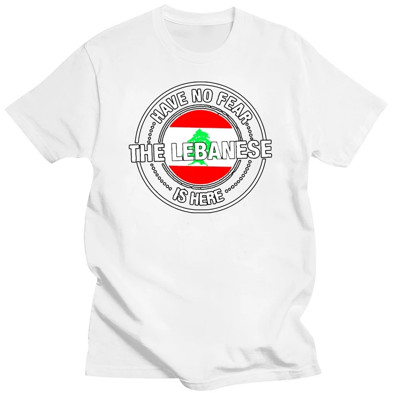 Have No Fear The Lebanese Is Here T Shirt Short Sleeve Clothes For Men O-neck Cotton 3XL Lebanon Flag T Shirts For Boys
Have No Fear The Lebanese Is Here T Shirt Short Sleeve Clothes For Men O-neck Cotton 3XL Lebanon Flag T Shirts For Boys