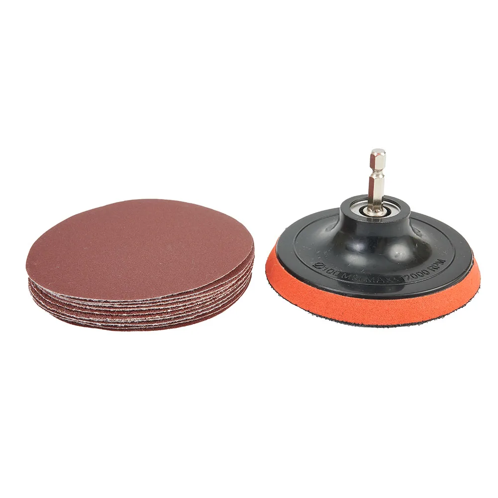 10pcs 4inch Sanding Discs M10 For Polishing Metal Plastic Wood Hook Loop Sandpaper With Backing Pad 100mm Set Abrasive Tools
10pcs 4inch Sanding Discs M10 For Polishing Metal Plastic Wood Hook Loop Sandpaper With Backing Pad 100mm Set Abrasive Tools