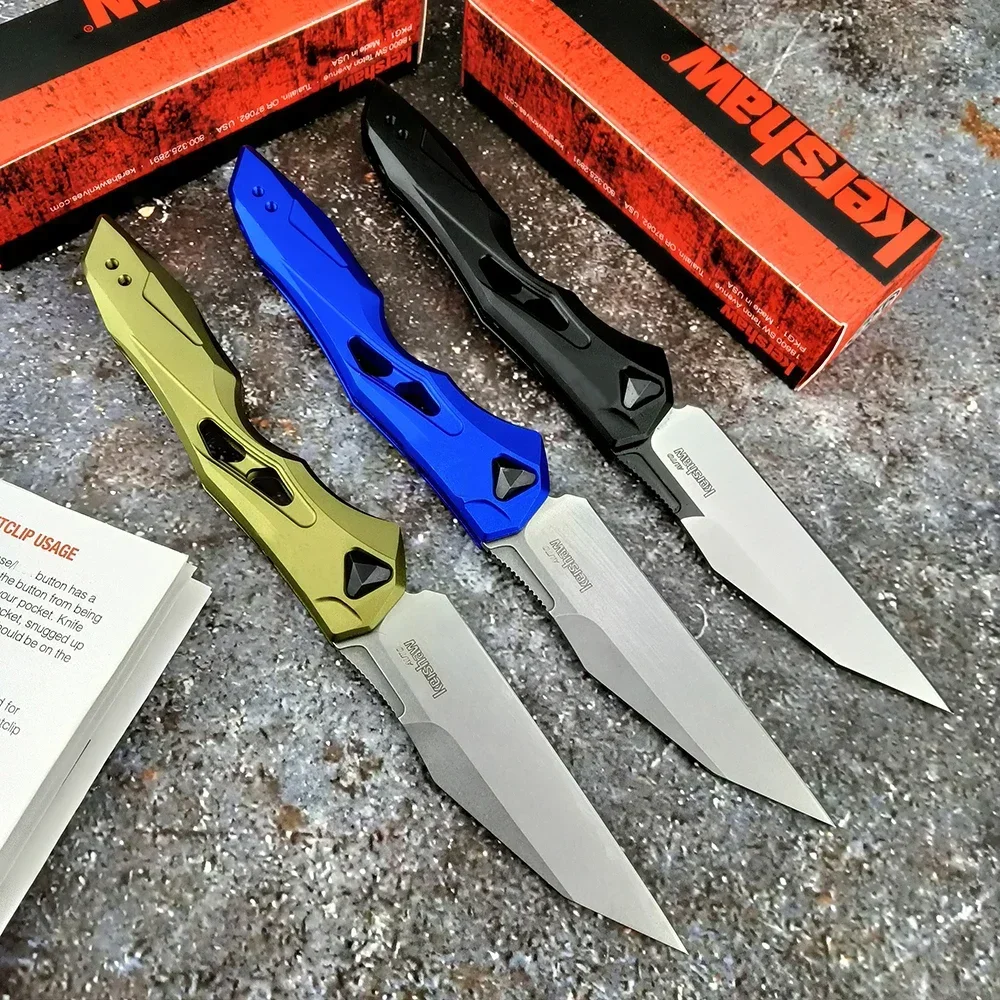 

Kershaw 7350 7650 7900 Folding Pocket Knife Aluminum Handle Outdoor Self Defense Hunting Tactical Knife Portable EDC Tools Clip