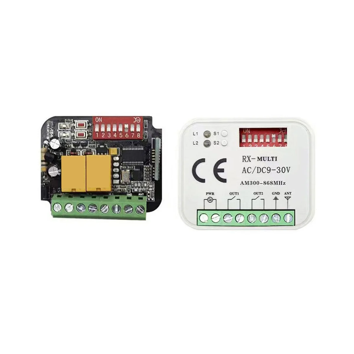 Universal Garage Door Voice Remote Control Receiver 2 CH Controller Switch for Transmitter RX Multi Frequency
Universal Garage Door Voice Remote Control Receiver 2 CH Controller Switch for Transmitter RX Multi Frequency