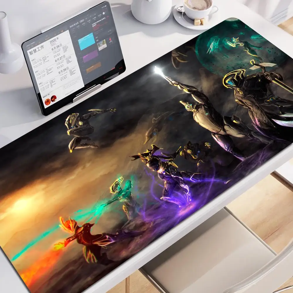 

Gamer Keyboard Pad Warframe Mouse Mat Mousepad Office Desk Accessories Pc Cabinet Games Computer Desks Support Laptop Anime Mats