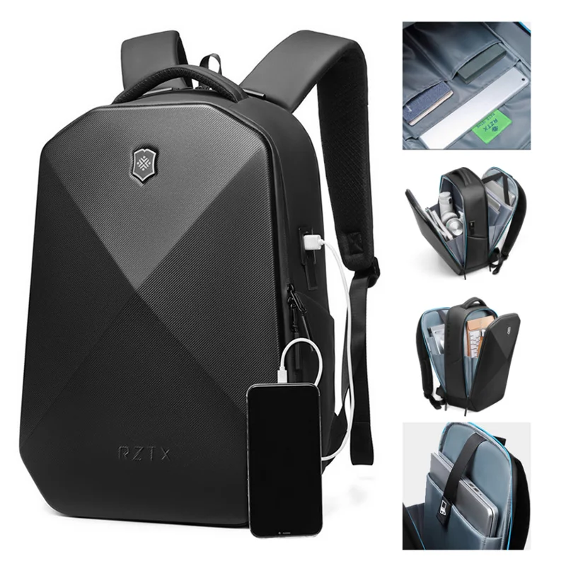 

SUUTOOP Men Multifunction 15.6 Inch Laptop Backpack USB Charging Travel Notebook Business Rucksack School Bag For Male