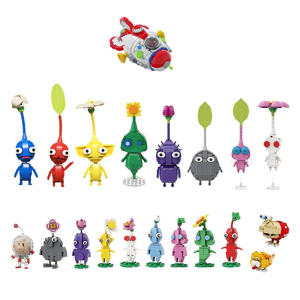 Moc Pikmined Figure Building Blocks Game Mini Cute Plant Man DIY Model Bricks Children Toys Sets Adult Birthday Gift Kids
Moc Pikmined Figure Building Blocks Game Mini Cute Plant Man DIY Model Bricks Children Toys Sets Adult Birthday Gift Kids
