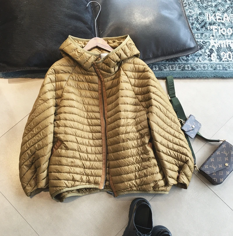 New Winter Short Puffer Jacket Women Ultra Light 90%White Duck Down Coat Loose Female Feather Parka Hooded Outwear 14 Mallzona Sfe04baec78784279afb424548a62c541V New Winter Short Puffer Jacket Women Ultra Light 90%White Duck Down Coat Loose Female Feather Parka Hooded Outwear Mallzona