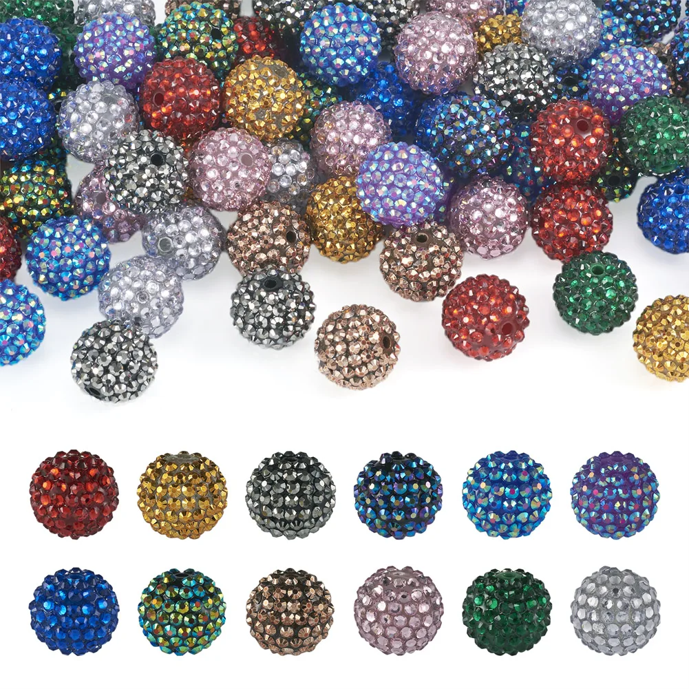 96pcs 20mm Resin Rhinestone Graduated Beads Mixed Color Large UV Plating Acrylic Round Bead for Keychain Lanyard Jewelry Making
96pcs 20mm Resin Rhinestone Graduated Beads Mixed Color Large UV Plating Acrylic Round Bead for Keychain Lanyard Jewelry Making
