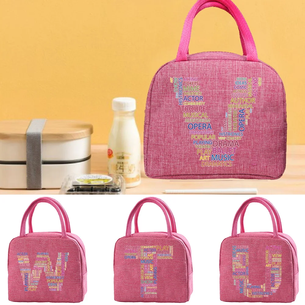 Portable Lunch Bag Thermal Insulated Lunch Box Bento Pouch Dinner Insulation Bag Student Thickened Cute Text Letter Print Pouch
Portable Lunch Bag Thermal Insulated Lunch Box Bento Pouch Dinner Insulation Bag Student Thickened Cute Text Letter Print Pouch