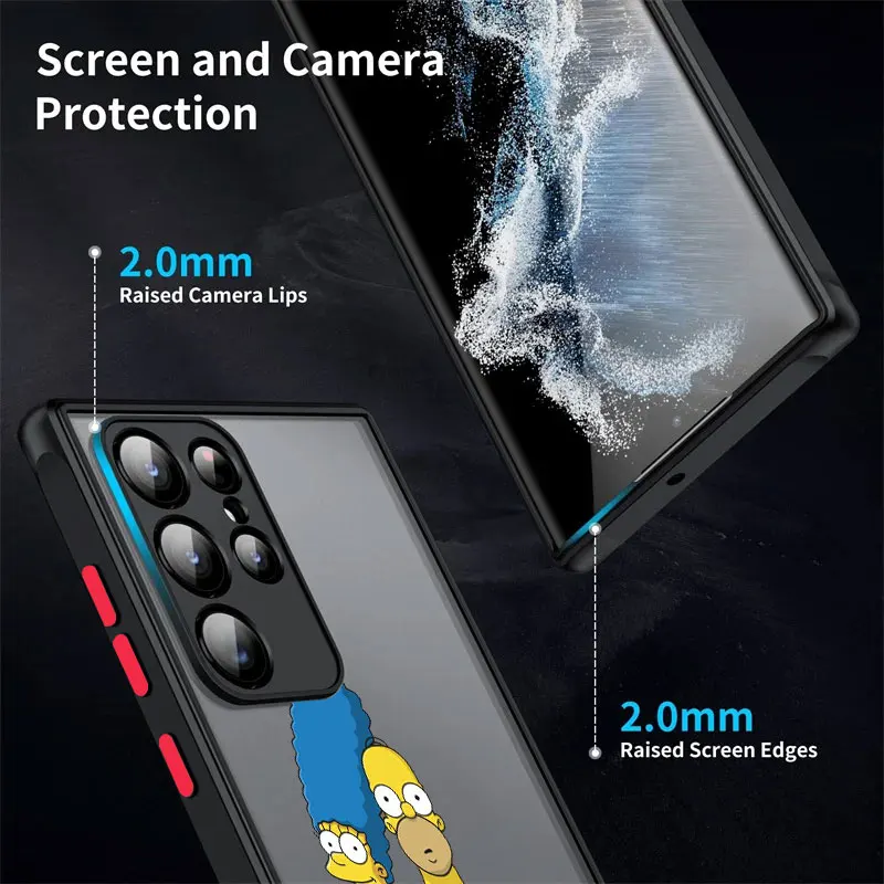 Cartoon The-Simpsons-Family Phone Case For Samsung Galaxy S24 Cases S23 Ultra S22 S21 S20 FE S10 Plus Samsung S24 Note 20 Cover Cartoon The-Simpsons-Family Phone Case For Samsung Galaxy S24 Cases S23 Ultra S22 S21 S20 FE S10 Plus Samsung S24 Note 20 Cover