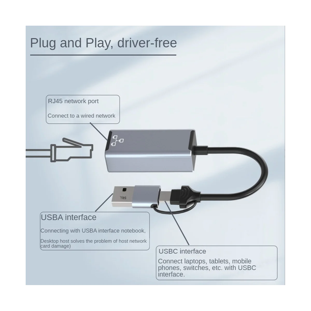 USB Type C To RJ45 Wired Network Card Super Speed USB 3.0 To Ethernet Adapter for Laptop PC, 100Mbps Network
USB Type C To RJ45 Wired Network Card Super Speed USB 3.0 To Ethernet Adapter for Laptop PC, 100Mbps Network