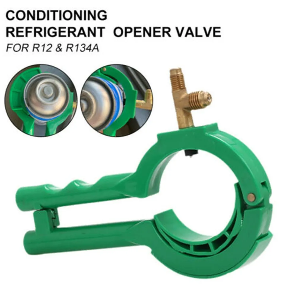 1pc 3-in-1 R134A R12 Side Can Tap Valve Side Mount Bottle Opener Open Valve Side Mount Tool For Car AC Manifold
1pc 3-in-1 R134A R12 Side Can Tap Valve Side Mount Bottle Opener Open Valve Side Mount Tool For Car AC Manifold
