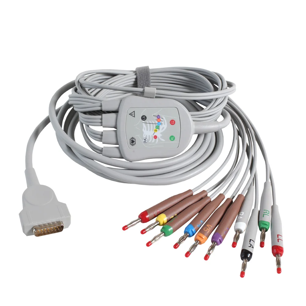 Кабель GE для MAC1200,MAC800, MAC400, MAC600, MAC1600, MAC2000, MAC3500, ЭКГ, 10-проводной кабель/LDWR AHA 1/упаковка
Кабель GE для MAC1200,MAC800, MAC400, MAC600, MAC1600, MAC2000, MAC3500, ЭКГ, 10-проводной кабель/LDWR AHA 1/упаковка