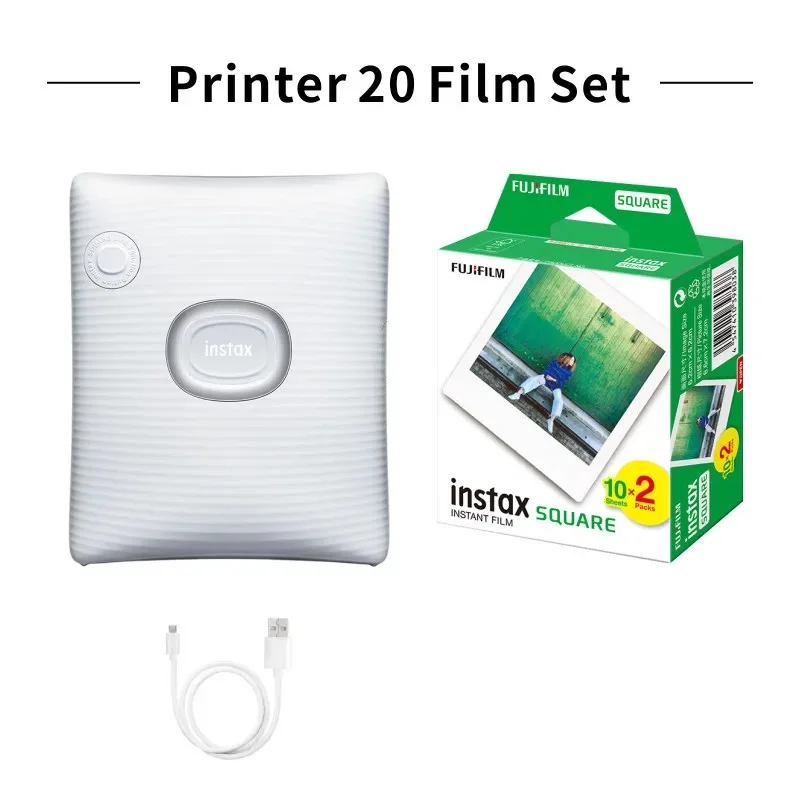 Original FUJIFILM INSTAX SQUARE LINK Smartphone Photo Printer Bluetooth 4.2 Connectivity Midnight Green Ash White
Original FUJIFILM INSTAX SQUARE LINK Smartphone Photo Printer Bluetooth 4.2 Connectivity Midnight Green Ash White