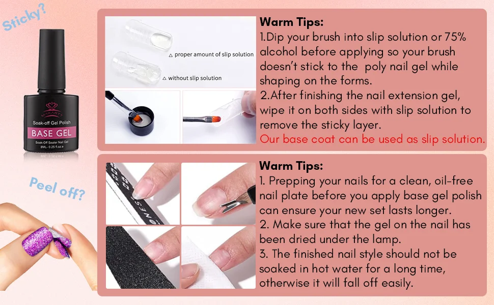 Poly Nail Extension Gel Set