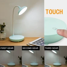 

Multidirectional Rotary Touch Switch Desk Lamp Third Gear Dimming Lamps Fashion Eye Protection Lamp Home Decor Reading Lamps
