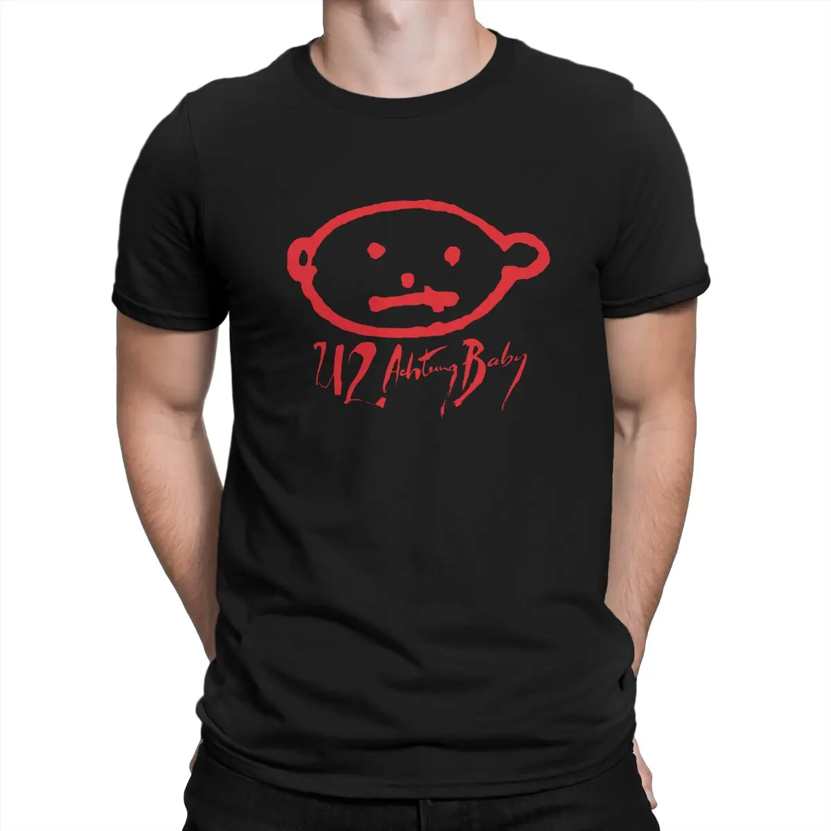 Fashion ACHTUNG BABY LOGO T-Shirts for Men Crewneck T Shirt U2 Short Sleeve Tees Gift Idea Clothes
Fashion ACHTUNG BABY LOGO T-Shirts for Men Crewneck T Shirt U2 Short Sleeve Tees Gift Idea Clothes