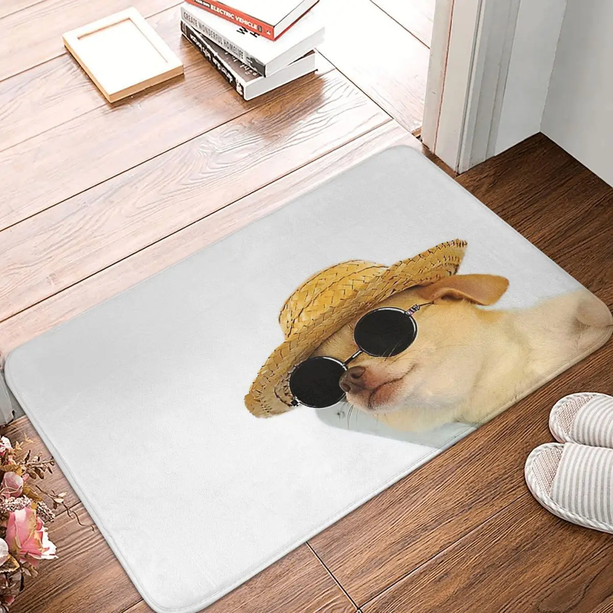 

Chill Dog Doormat Rug carpet Mat Footpad Bath mat Non-slip toilet Balcony Parlor durable Washable