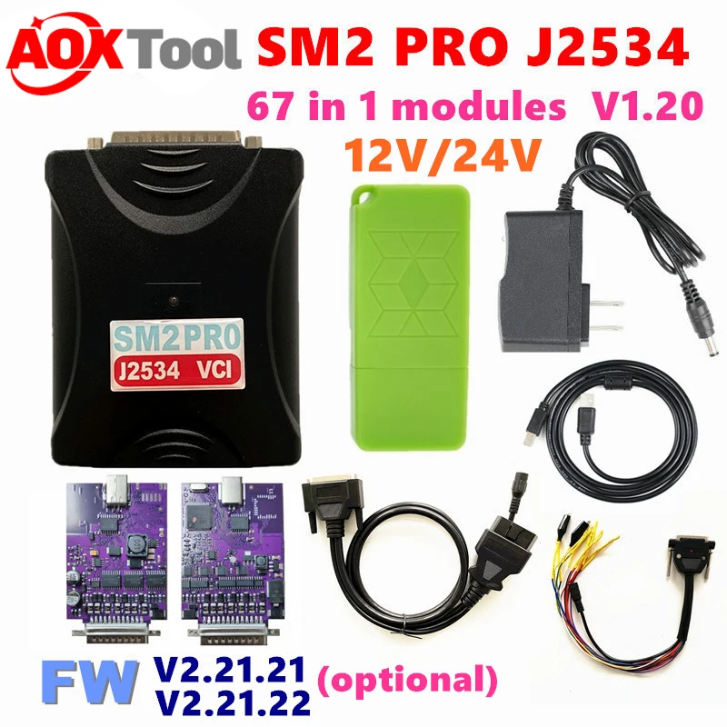 SM2 PRO J2534 New VCI Boot ECU Program Dongle 67 IN 1 ECU Read&Write V1.20 EEPROM FLASH OBD SM2 12V/24V V2.21.21 V2.21.22
SM2 PRO J2534 New VCI Boot ECU Program Dongle 67 IN 1 ECU Read&Write V1.20 EEPROM FLASH OBD SM2 12V/24V V2.21.21 V2.21.22