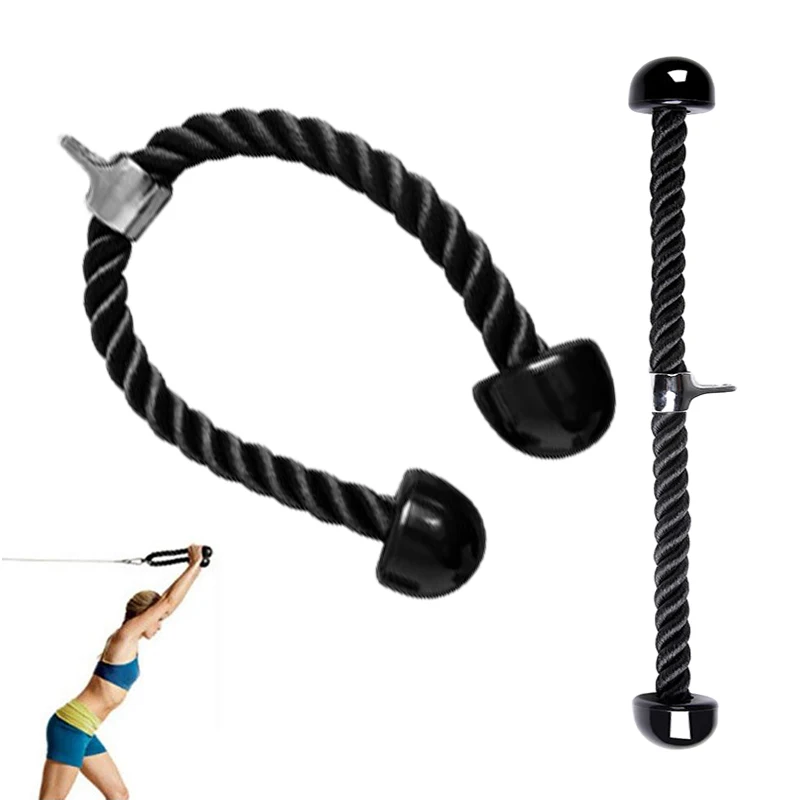 Triceps Rope Pulldown Workout Back Shoulder Biceps Muscle Training Strength Elastic Pull Rope Home Gym Power Trainer Equipment
Triceps Rope Pulldown Workout Back Shoulder Biceps Muscle Training Strength Elastic Pull Rope Home Gym Power Trainer Equipment