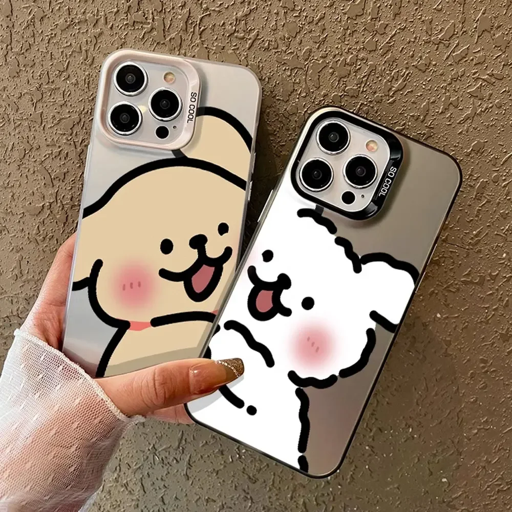 Cute Anime Dog Lovers Couple Phone Case for IPhone 11 12 13 14 15 16 Pro Max X XS MAX XR SE 7 8Plus Shockproof Bumper Hard Cover Cute Anime Dog Lovers Couple Phone Case for IPhone 11 12 13 14 15 16 Pro Max X XS MAX XR SE 7 8Plus Shockproof Bumper Hard Cover