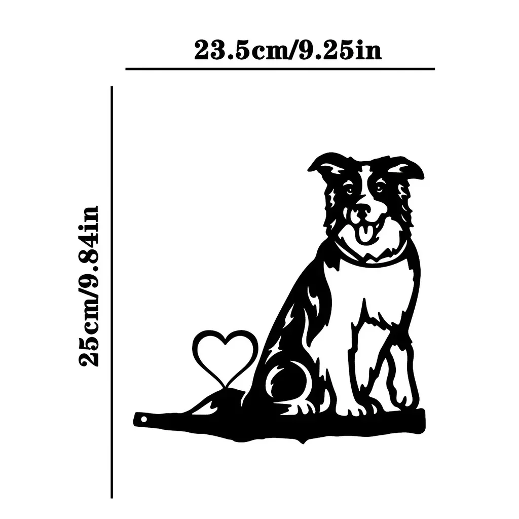 CIFBUY Deco Dog on Branch Steel Silhouette Metal Wall Yard Art Home Garden Yard Patio Outdoor Statue Stake Decoration Perfect fo
CIFBUY Deco Dog on Branch Steel Silhouette Metal Wall Yard Art Home Garden Yard Patio Outdoor Statue Stake Decoration Perfect fo