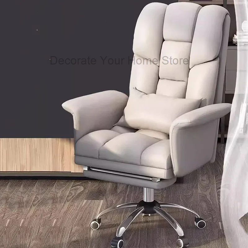 Luxury Portable Office Chair Ergonomic Back Cushion Comfy Footrest Office Chairs Wheels Mobile Sillas De Oficina Furniture
Luxury Portable Office Chair Ergonomic Back Cushion Comfy Footrest Office Chairs Wheels Mobile Sillas De Oficina Furniture