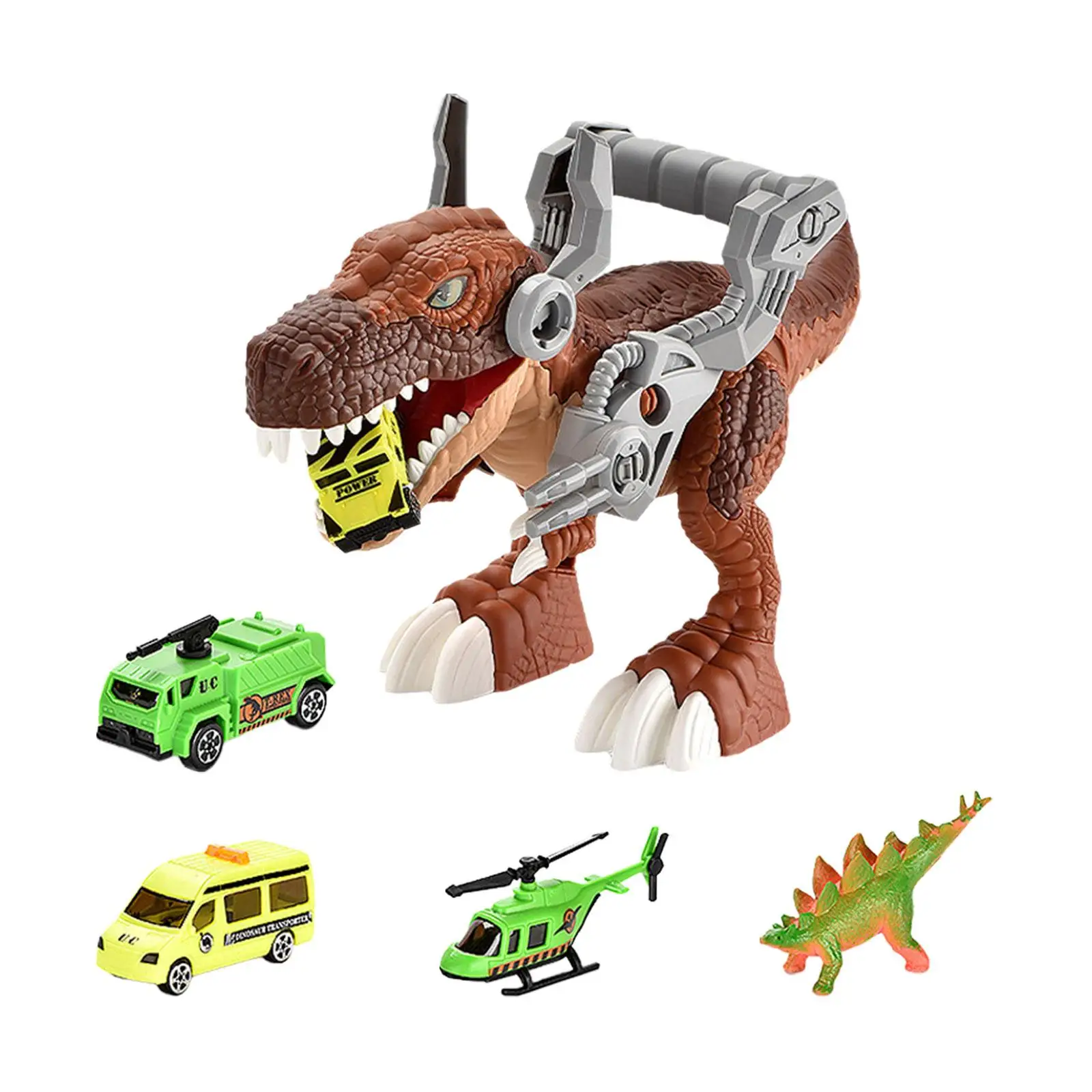 

Dinosaur Devourer Car Sliding Toy Car Vehicle Movable Dinosaur Swallow Transport Car Toy for Couples Students Men Friends Female