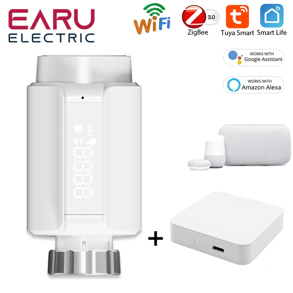 Tuya Smart ZigBee Radiator Actuator TRV Programmable Thermostatic Radiator Valve App Remote Temperature Controller Support Alexa
Tuya Smart ZigBee Radiator Actuator TRV Programmable Thermostatic Radiator Valve App Remote Temperature Controller Support Alexa