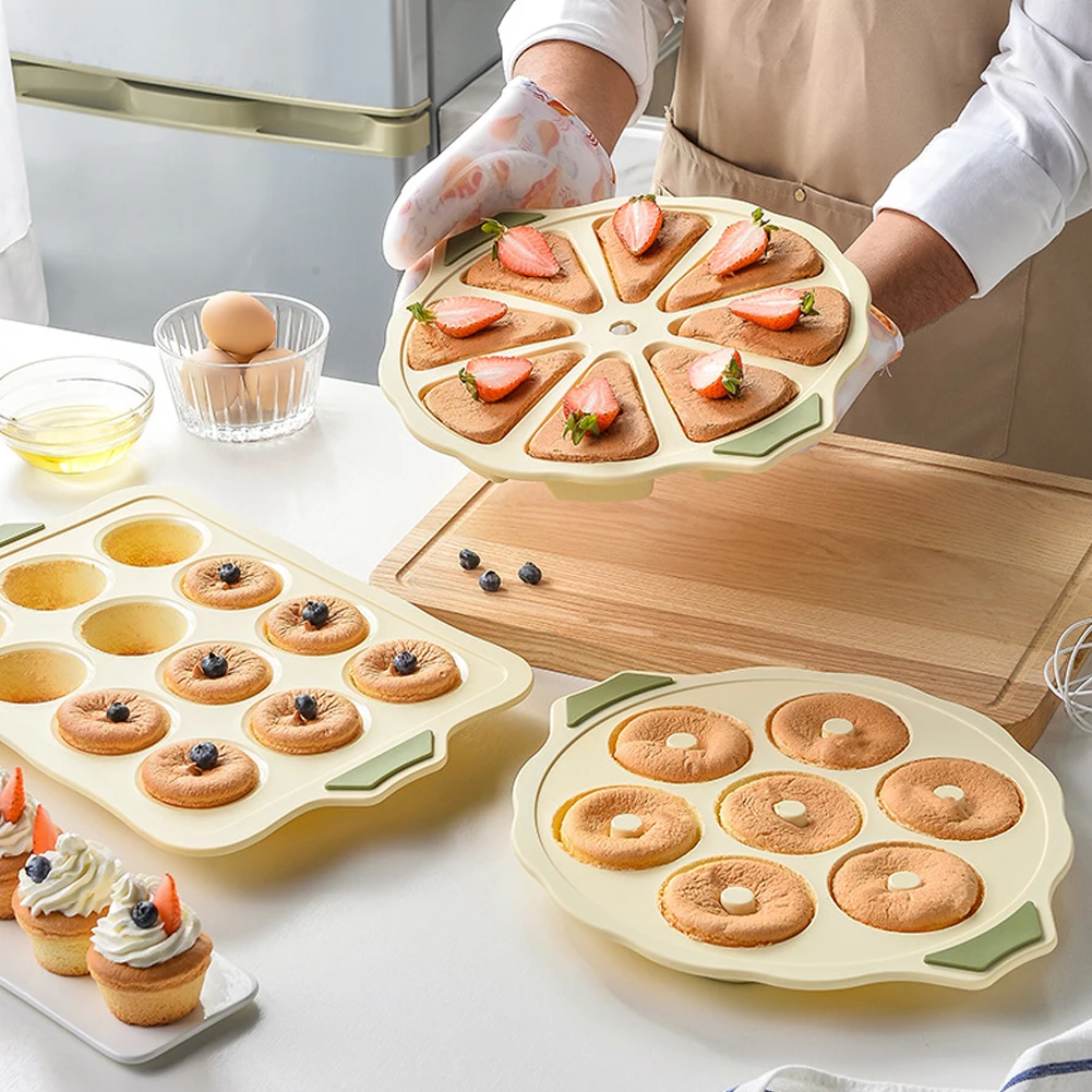 Silicone Baking Mold Reusable Cupcake Muffin Baking Pan Doughnut Triangle Cake Baking Cup Mold for Cake Chocolate Jelly Pudding
Silicone Baking Mold Reusable Cupcake Muffin Baking Pan Doughnut Triangle Cake Baking Cup Mold for Cake Chocolate Jelly Pudding