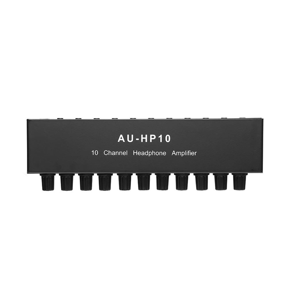 AU-HP10 10 Channel Stereo Headphone Amplifier Audio 1Input 10 Output Preamplifier Independent-Control NJM4556A DC12-24V
AU-HP10 10 Channel Stereo Headphone Amplifier Audio 1Input 10 Output Preamplifier Independent-Control NJM4556A DC12-24V