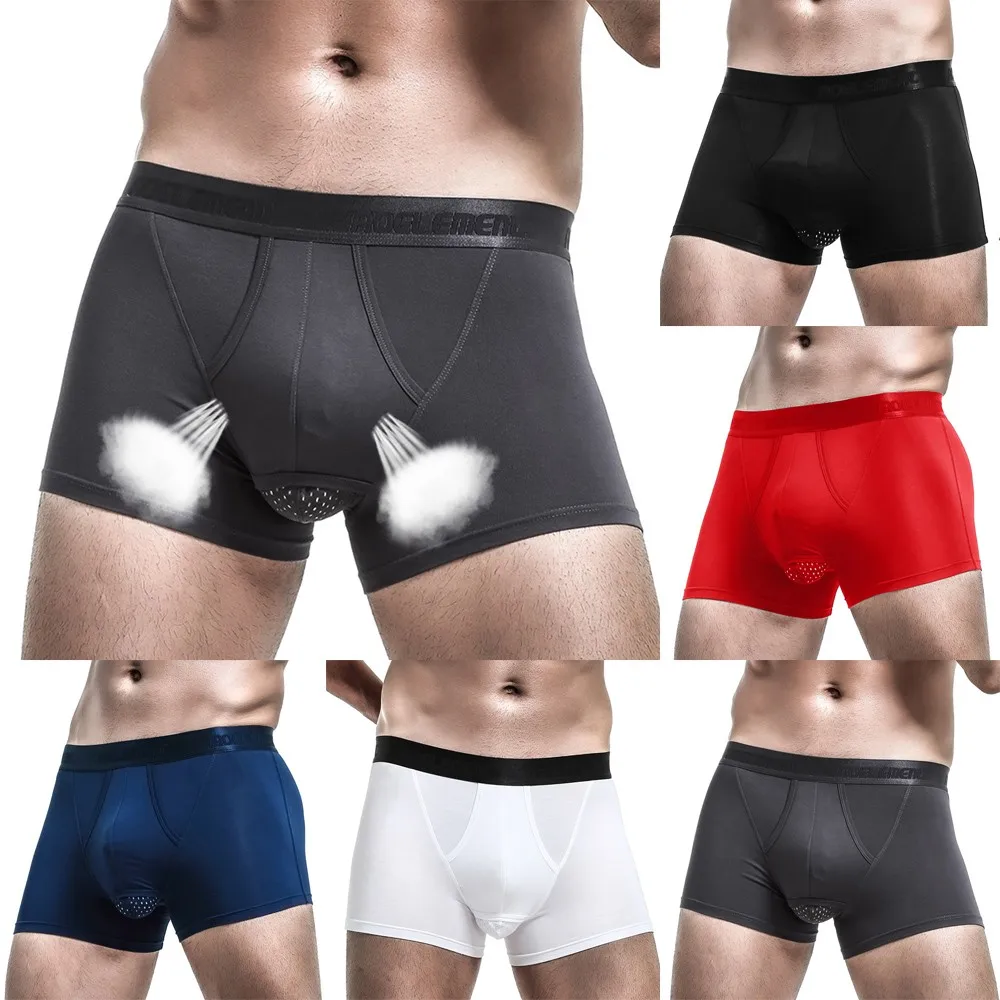 Sexy Men Underwear Push Up Boxer Breathable Shorts Modal Panties Man Separation JJ Pouch Underpants U Convex Cueca Calzoncillo
Sexy Men Underwear Push Up Boxer Breathable Shorts Modal Panties Man Separation JJ Pouch Underpants U Convex Cueca Calzoncillo