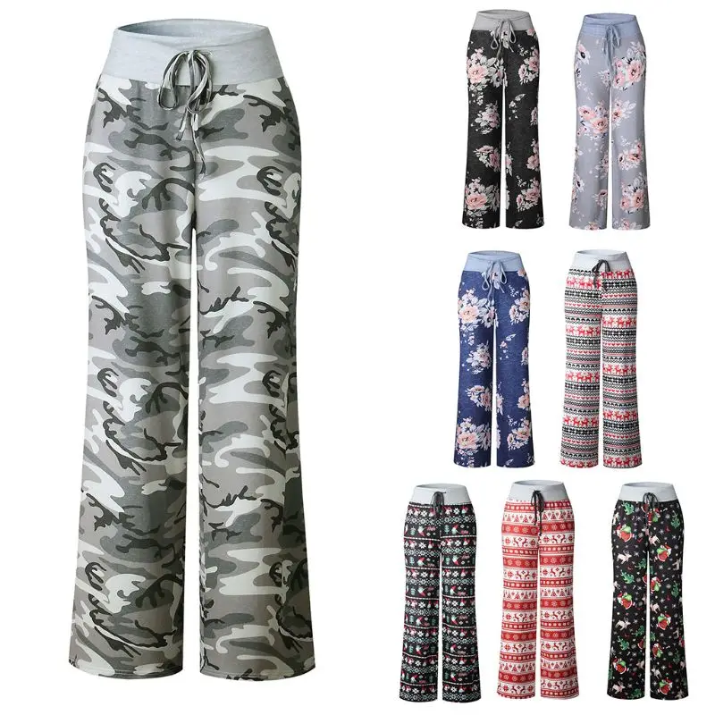 Womens Casual Pajama Pants Floral Camo Deer Santa Print Drawstring Comfy Loose Wide Leg Stretch Palazzo S-3XL Dropship 
Womens Casual Pajama Pants Floral Camo Deer Santa Print Drawstring Comfy Loose Wide Leg Stretch Palazzo S-3XL Dropship