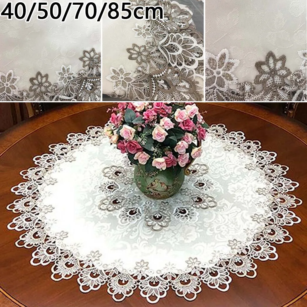 Lace Floral Round Tablecloth, Protects your Table from Accidental Spills, Adds a Touch of Elegance to your Home
Lace Floral Round Tablecloth, Protects your Table from Accidental Spills, Adds a Touch of Elegance to your Home