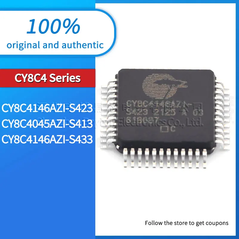 Brand new CY8C4146AZI-S423 CY8C4045AZI-S413 CY8C4146AZI-S433 original genuine package LQFP-48
Brand new CY8C4146AZI-S423 CY8C4045AZI-S413 CY8C4146AZI-S433 original genuine package LQFP-48