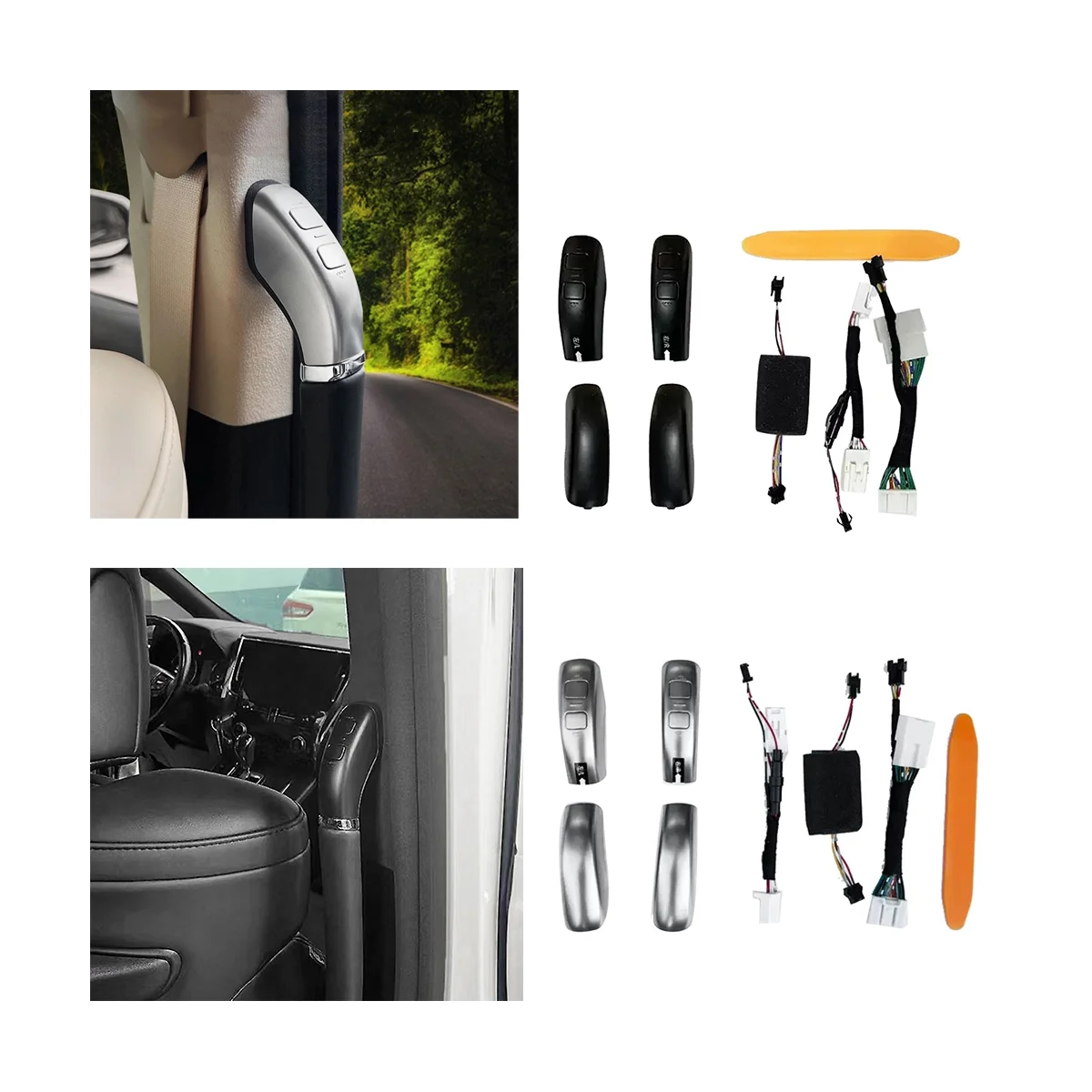 Silver Auto Electric Middle Door Switch Button Trim Cover for Toyota Alphard 2015-2020 Car Armrest 1 Button Door Opening 
Silver Auto Electric Middle Door Switch Button Trim Cover for Toyota Alphard 2015-2020 Car Armrest 1 Button Door Opening