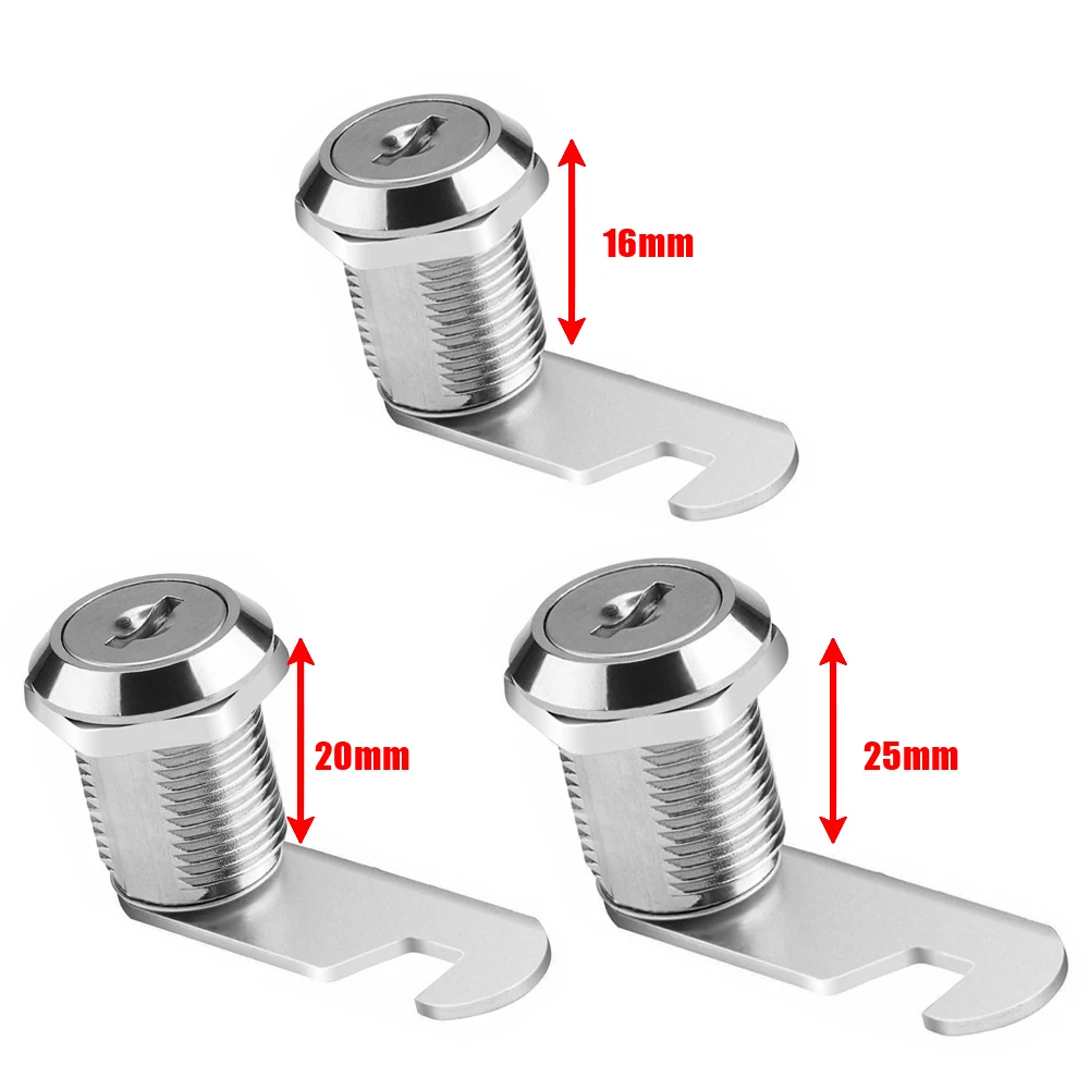 16/20/25mm Mailbox Lock Cam Lock 90 Degrees Metal Alloy Cylinder Cabinet Locker Lock With 2 Keys Furniture Hardware
16/20/25mm Mailbox Lock Cam Lock 90 Degrees Metal Alloy Cylinder Cabinet Locker Lock With 2 Keys Furniture Hardware