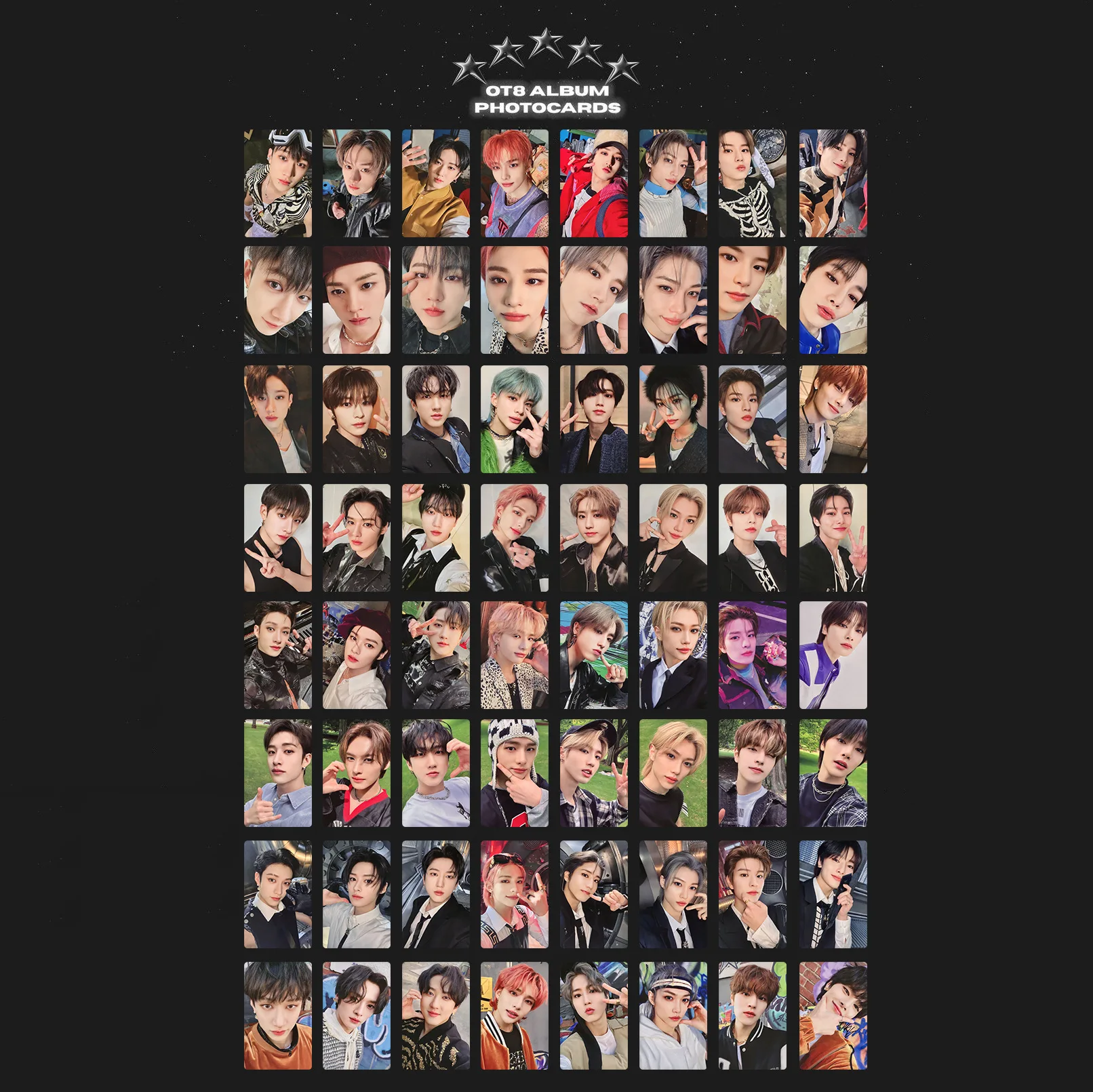 KPOP Stray Kids ★★★★★ 5-STAR Album Photocards Digipack POB LOMO Cards MUSIC KOREA Pre-Ordered HyunJin Felix BangChan Fans Gift
KPOP Stray Kids ★★★★★ 5-STAR Album Photocards Digipack POB LOMO Cards MUSIC KOREA Pre-Ordered HyunJin Felix BangChan Fans Gift