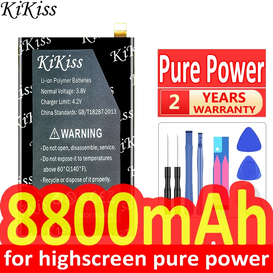 

8800mAh KiKiss Powerful Battery for highscreen pure power