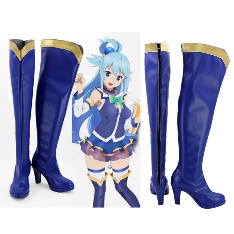 KonoSuba: God’s Blessing on This Wonderful World Cosplay Aqua Megumin Fantasy Shoes Boots High Heel Halloween Costumes Accessory
KonoSuba: God’s Blessing on This Wonderful World Cosplay Aqua Megumin Fantasy Shoes Boots High Heel Halloween Costumes Accessory