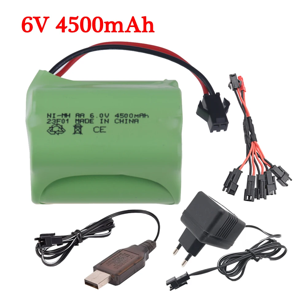 Аккумулятор NiMH AA 6 В 4500 мАч для радиоуправляемых игрушек, автомобилей, танков, грузовиков, обновленный аккумулятор 3000 мАч 6,0 В, комплект батарей для радиоуправляемых лодок, 6 в, аккумуляторная батарея 
Аккумулятор NiMH AA 6 В 4500 мАч для радиоуправляемых игрушек, автомобилей, танков, грузовиков, обновленный аккумулятор 3000 мАч 6,0 В, комплект батарей для радиоуправляемых лодок, 6 в, аккумуляторная батарея