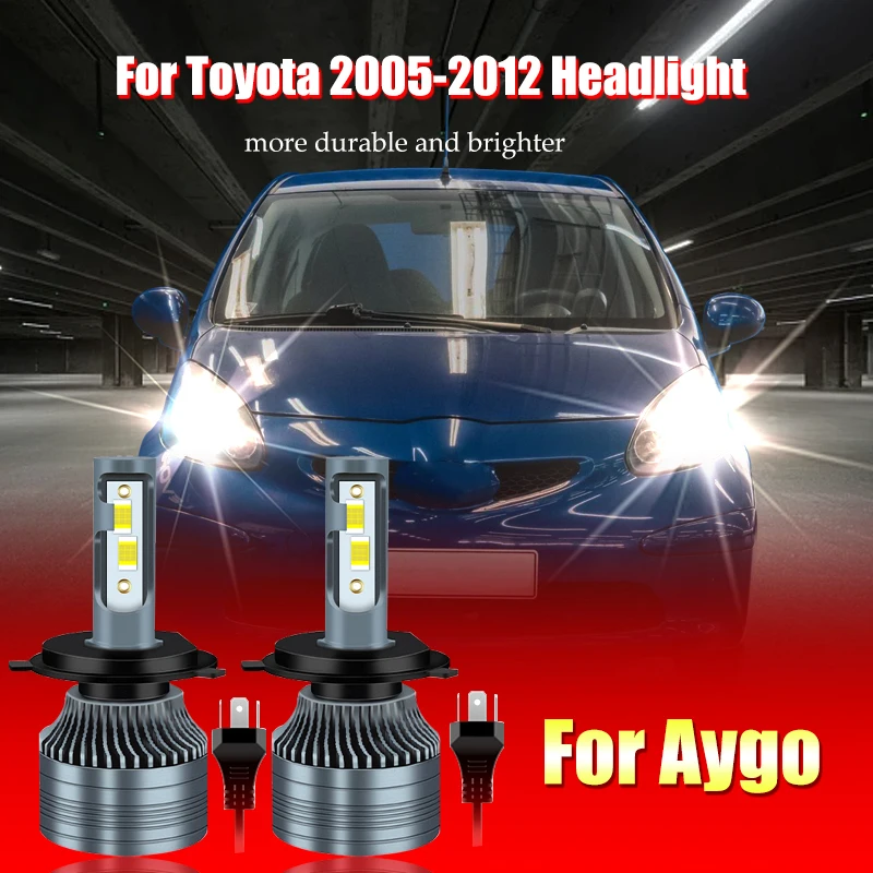 2PCS Led Headlight Bulbs For Toyota Aygo MK1 2005 2006 2007 2008 2009 2010 2011 2012 H4 High/Low Beam Canbus
2PCS Led Headlight Bulbs For Toyota Aygo MK1 2005 2006 2007 2008 2009 2010 2011 2012 H4 High/Low Beam Canbus