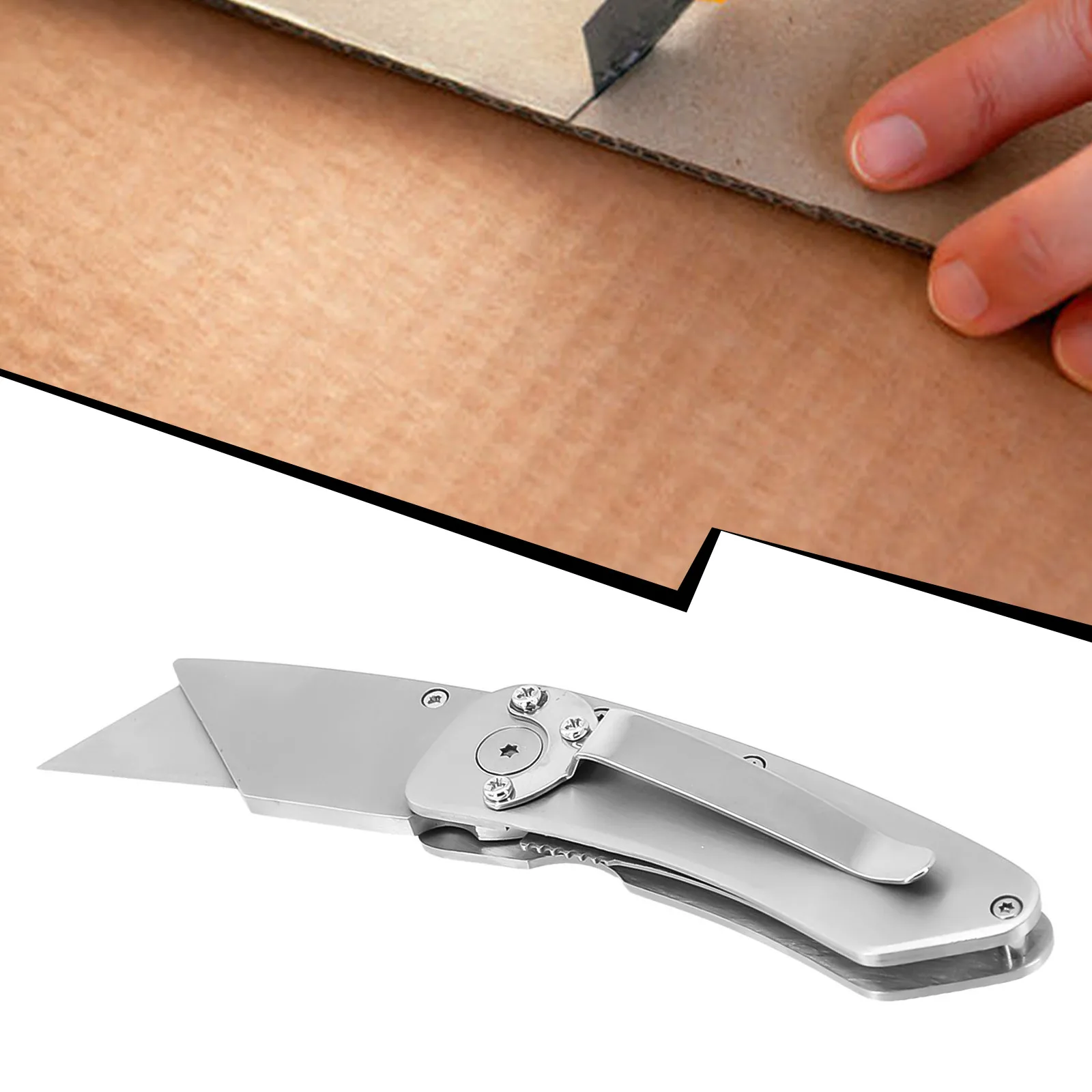 1 PCS Stainless Steel Folding Utility K-nife For Cutting Wood Acrylic Sheet Plastic Paper High-Carbon Steel Cutting Hand Tool
1 PCS Stainless Steel Folding Utility K-nife For Cutting Wood Acrylic Sheet Plastic Paper High-Carbon Steel Cutting Hand Tool