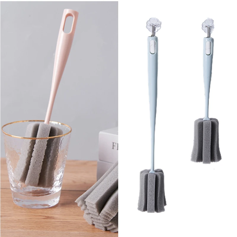 Long Handle Baby Bottle Brushes Soft Sponge Brush for Water Bottle Glass Cup Washing Cleaner Tool Kitchen Cleaning Accessories
Long Handle Baby Bottle Brushes Soft Sponge Brush for Water Bottle Glass Cup Washing Cleaner Tool Kitchen Cleaning Accessories